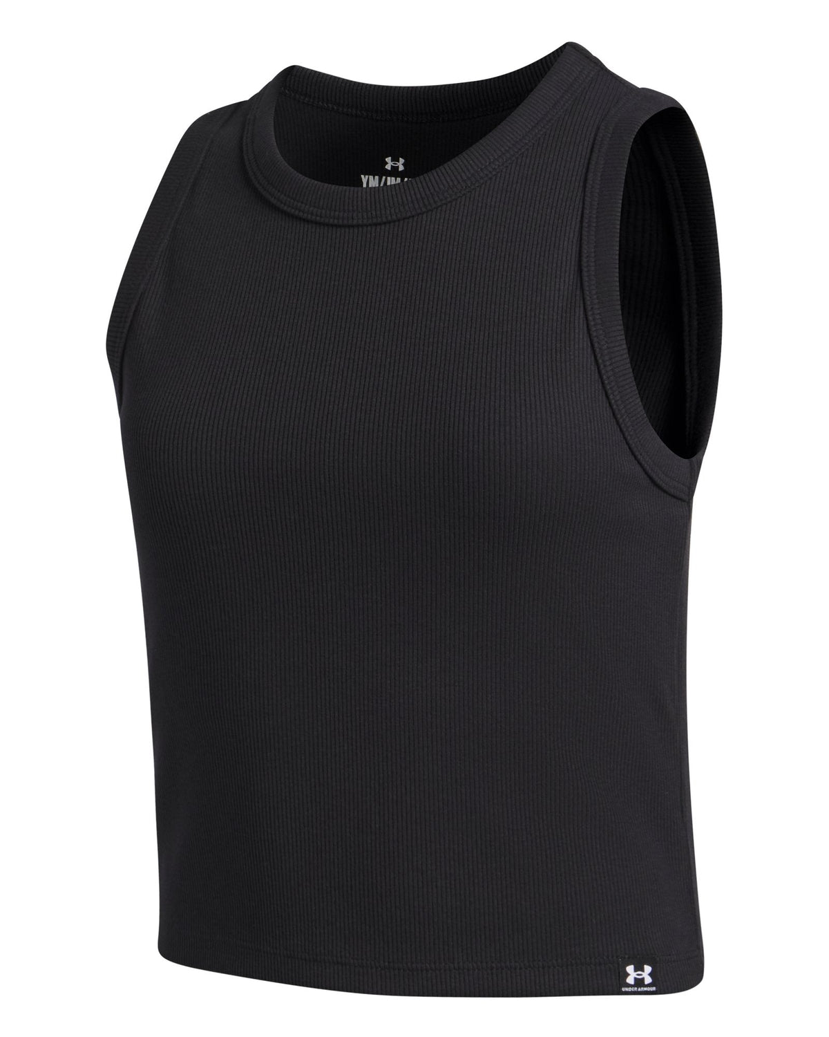 UA Rival Rib Girls' Tank - Black