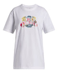 UA Empowerment Patch Girls' Oversized Short Sleeve - White