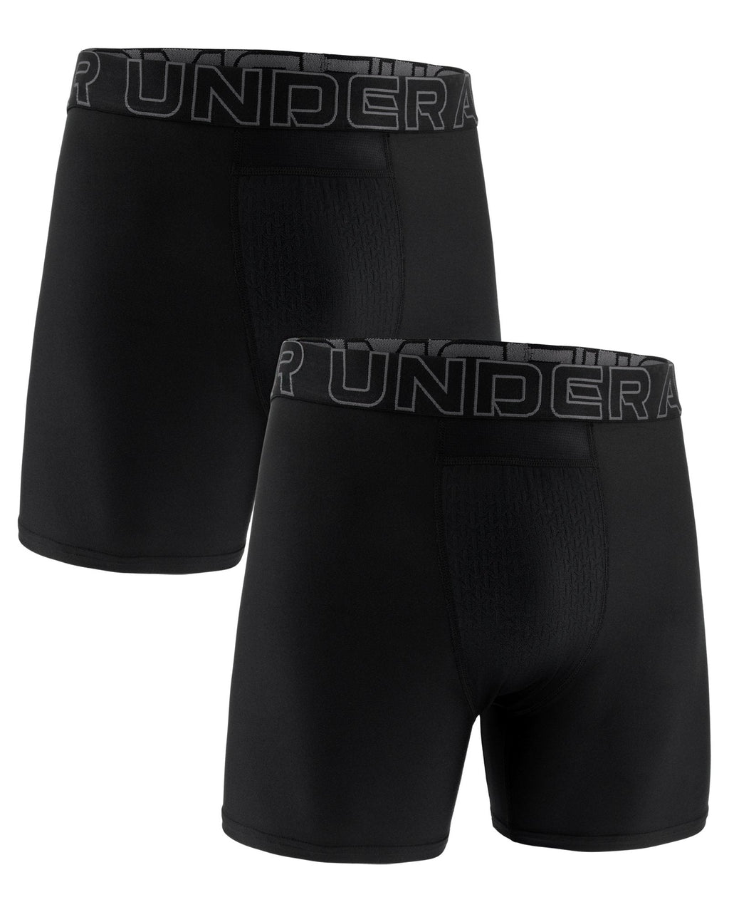 UA Boxerjock® BallBag Men's 6" 2-Pack Underwear - Black