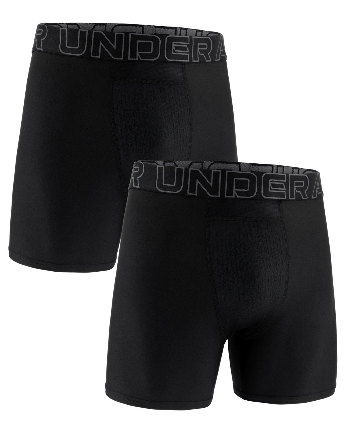 UA Boxerjock® BallBag Men's 6" 2-Pack Underwear - Black
