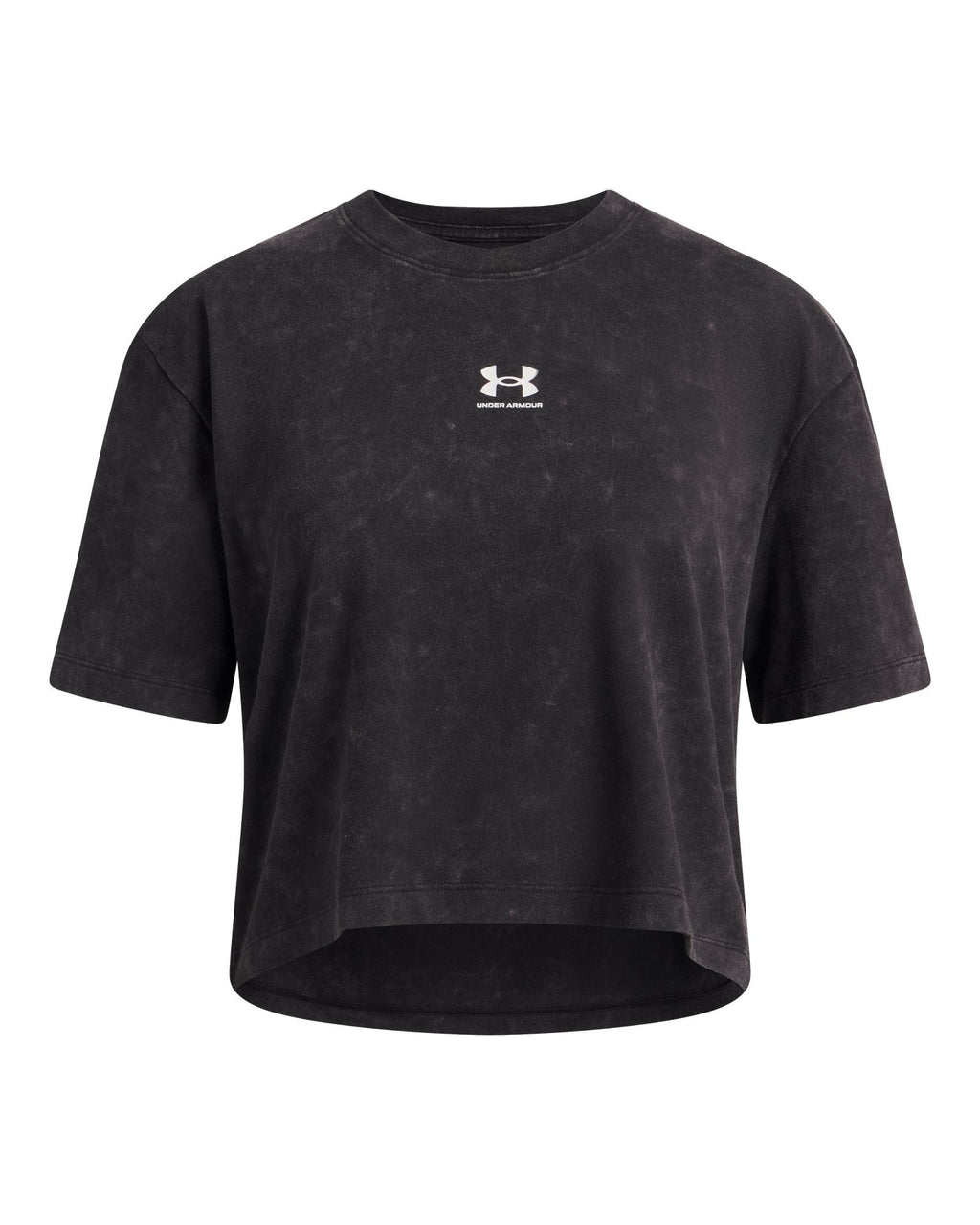 UA Rival Wash Girls' Short Sleeve - Black