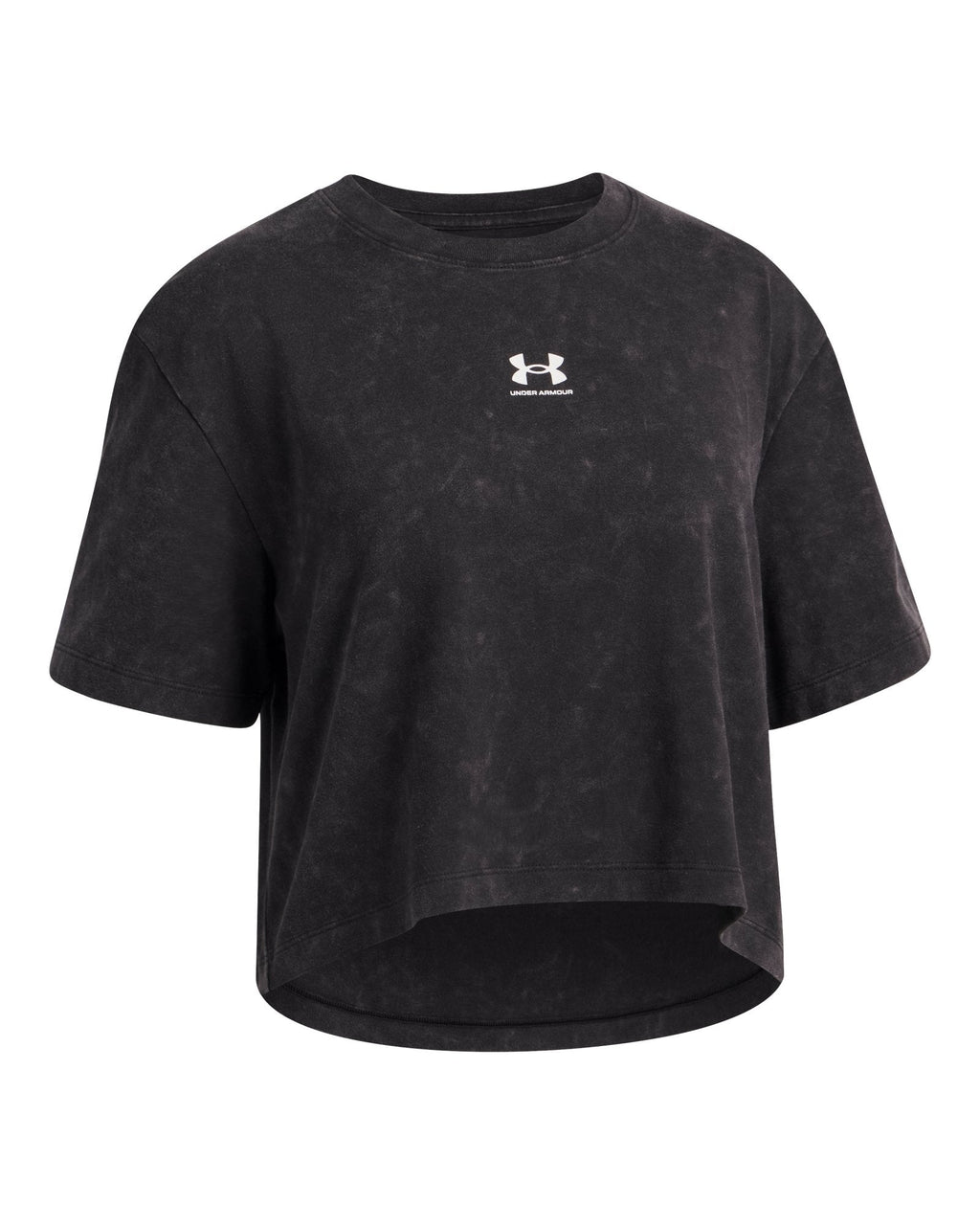 UA Rival Wash Girls' Short Sleeve - Black