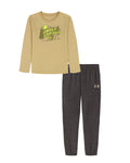 UA Bear Fishing Infant Boys' Long Sleeve & Joggers Set - Brown