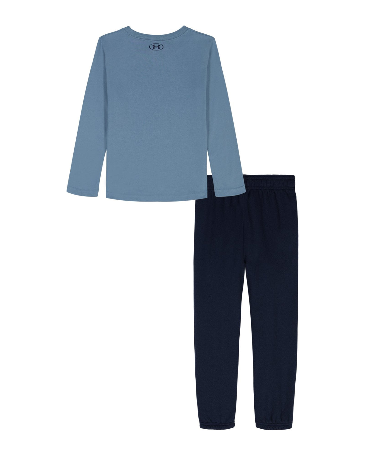 UA Stacked Logo Little Boys' Long Sleeve & Joggers Set - Blue