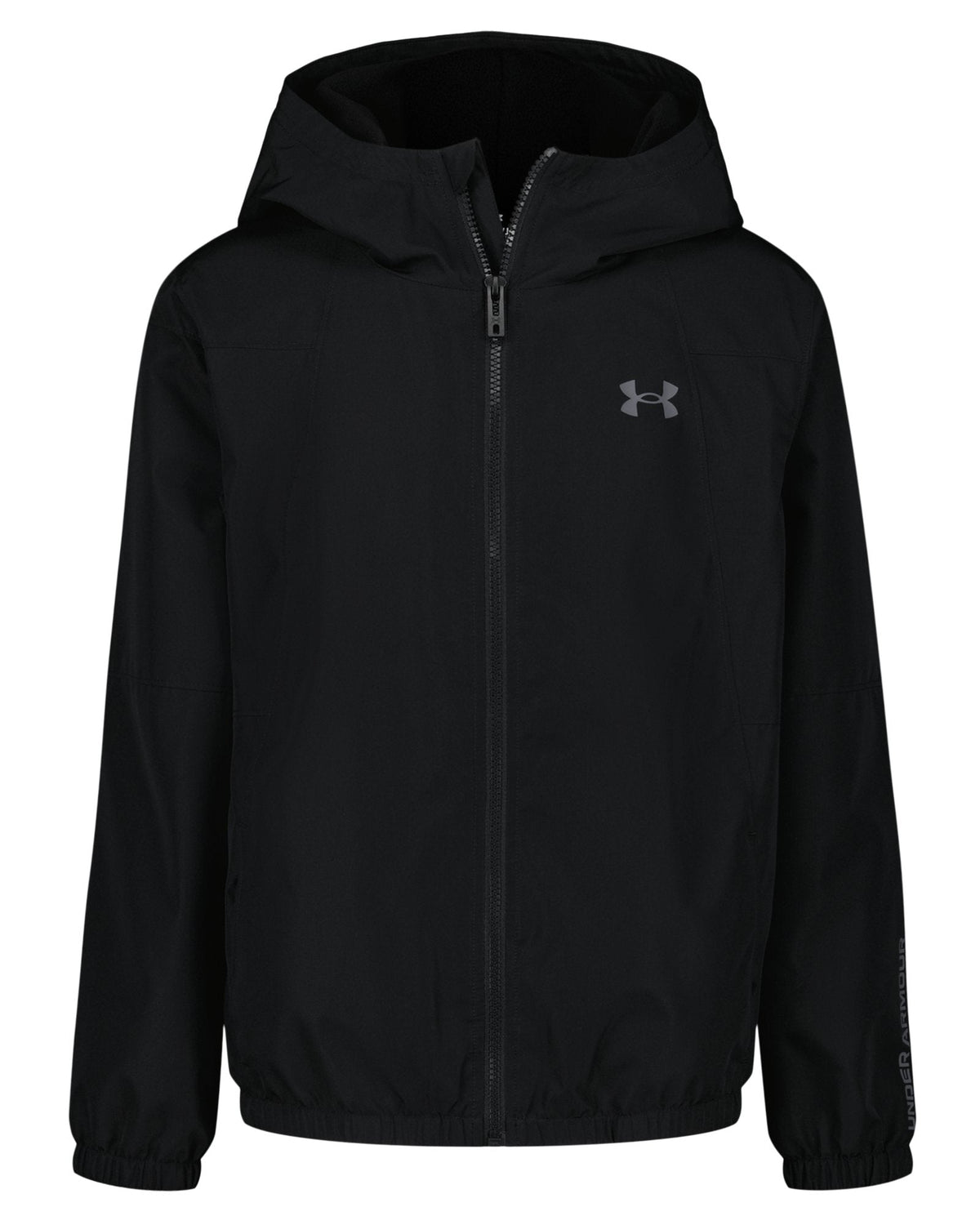 UA Manataug Windbreaker Little Boys' Jacket - Black