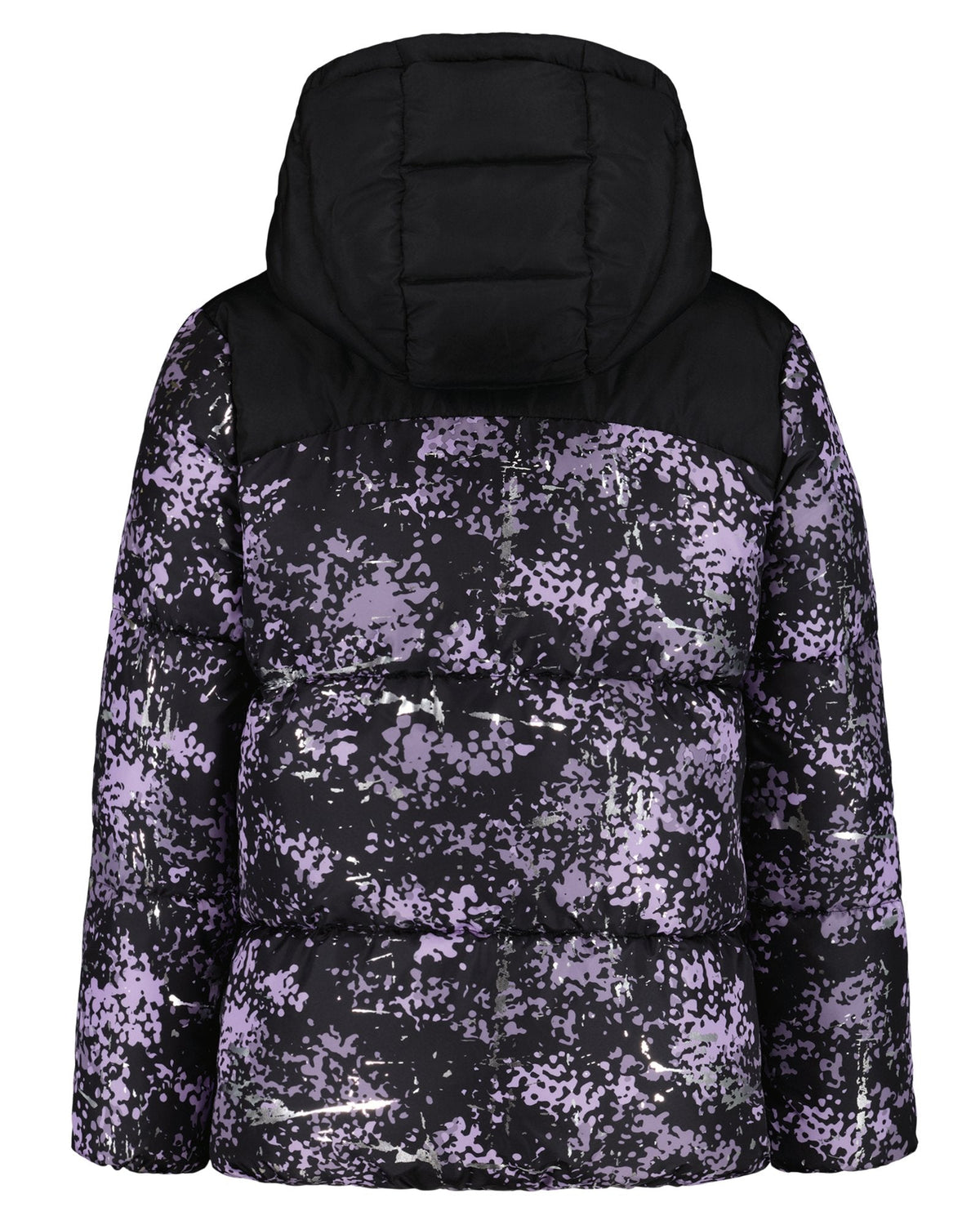 UA Prime Printed Little Girls' Puffer Jacket - Black