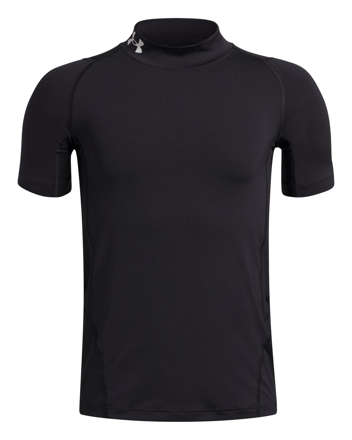 HeatGear® Mock Boys' Short Sleeve - Black