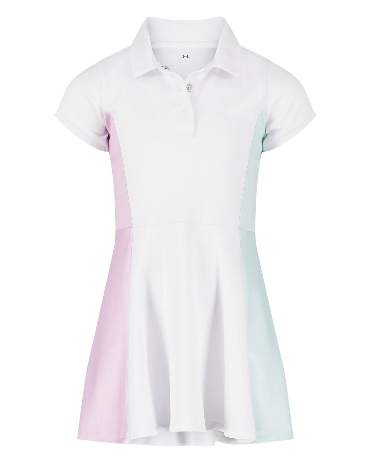 UA Colorblock Infant Girls' Polo Dress - White