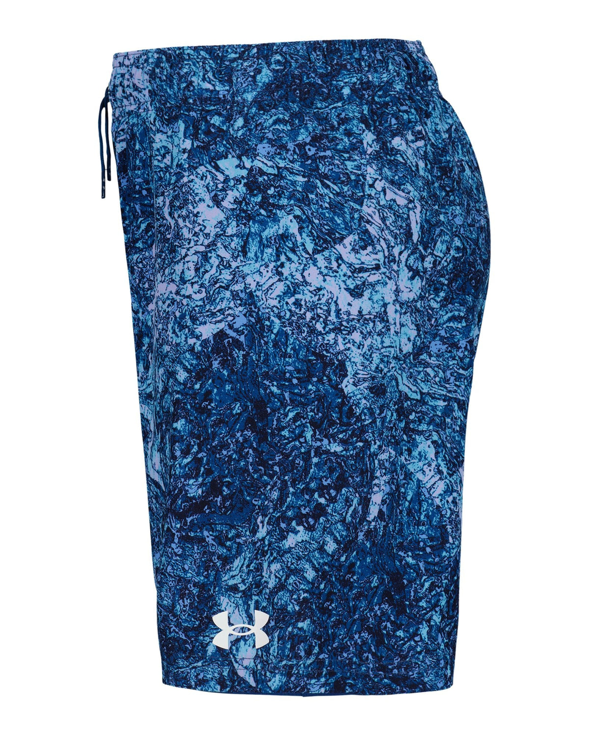 UA Compression Print Boys' Volley Shorts - Blue