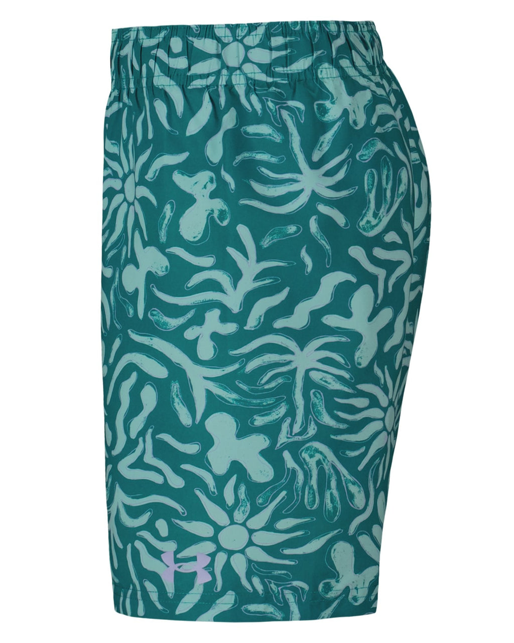 UA Etching Boys' Volley Shorts - Green