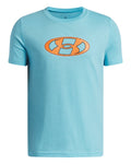UA Mesh Lockertag Boys' Short Sleeve - Blue