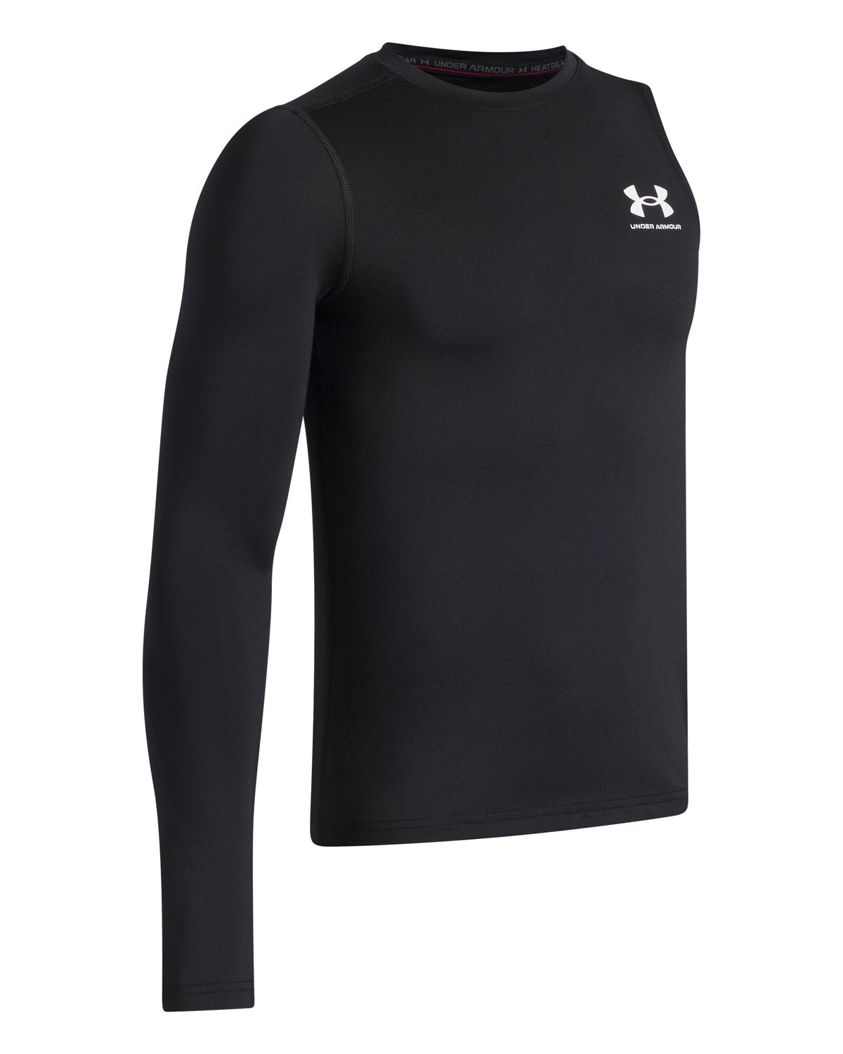 HeatGear® Asymmetrical Right Boys' Long Sleeve - Black