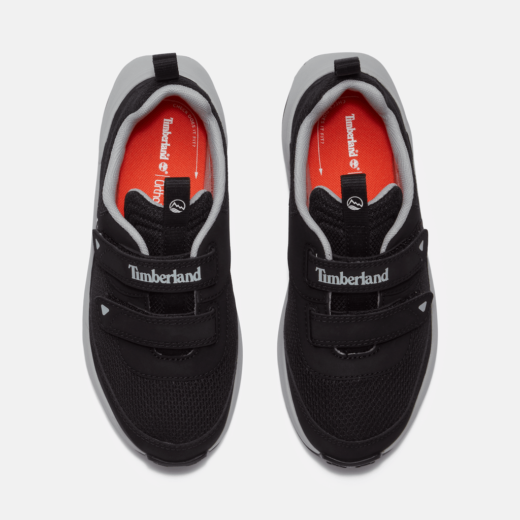 Toddler Motion Access HookandLoop Sneaker TBL Black Mesh ALT2