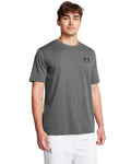 UA Left Chest Logo Men's Short Sleeve - Gray
