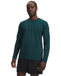 UA Left Chest Men's Long Sleeve - Green