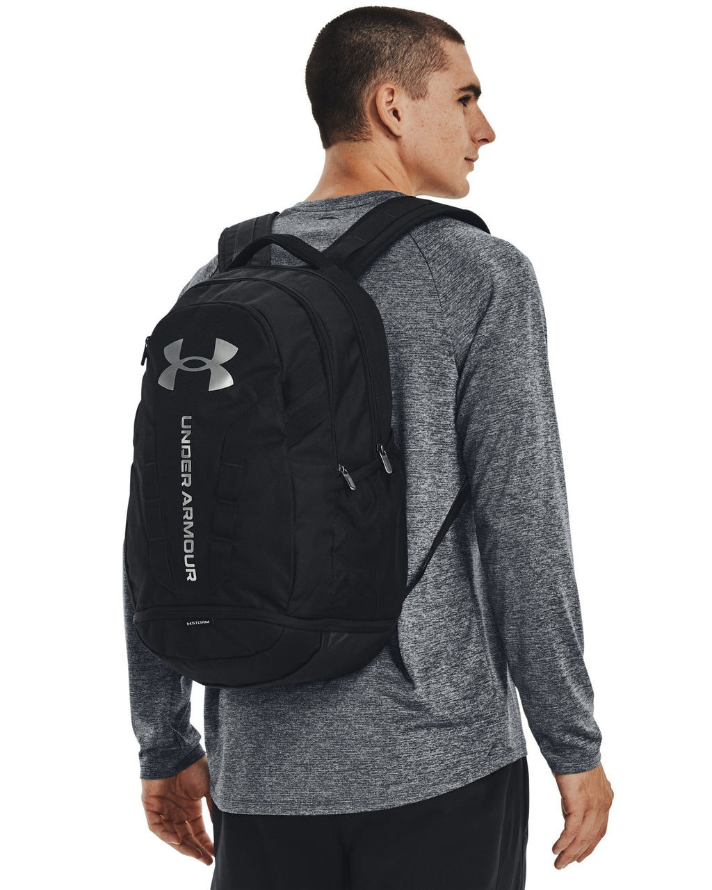 UA Hustle 5.0 Backpack - Black