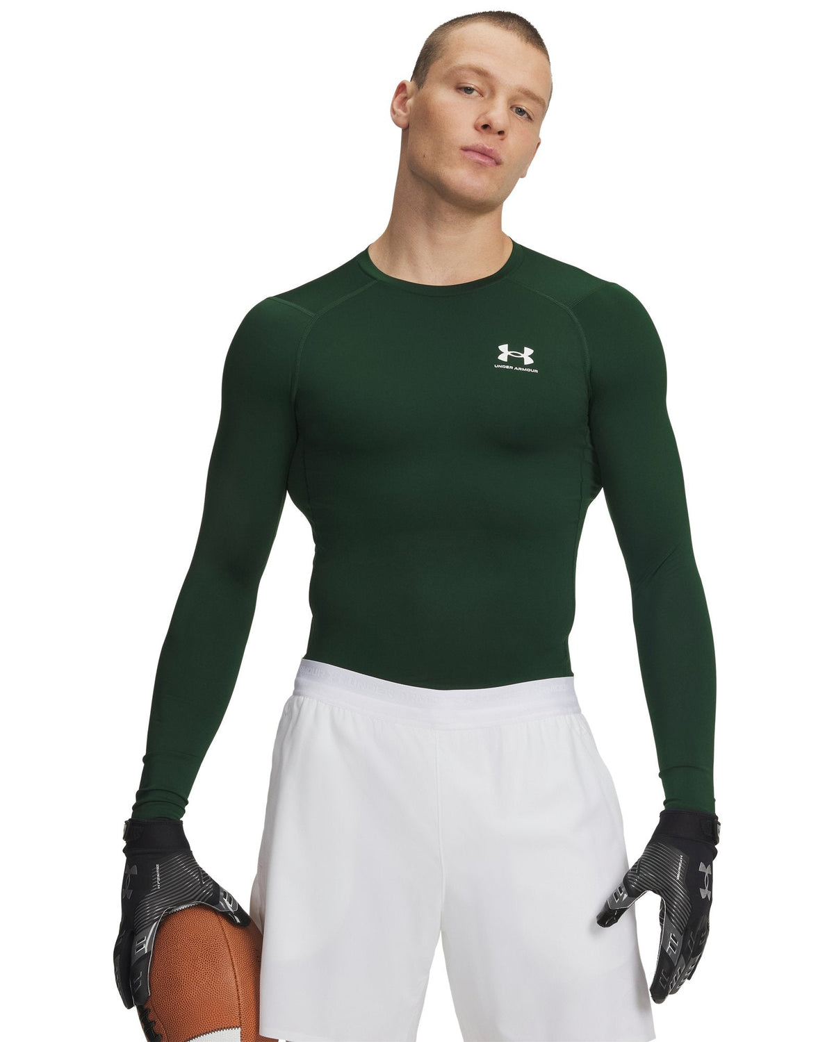 HeatGear® Men's Compression Long Sleeve - Green