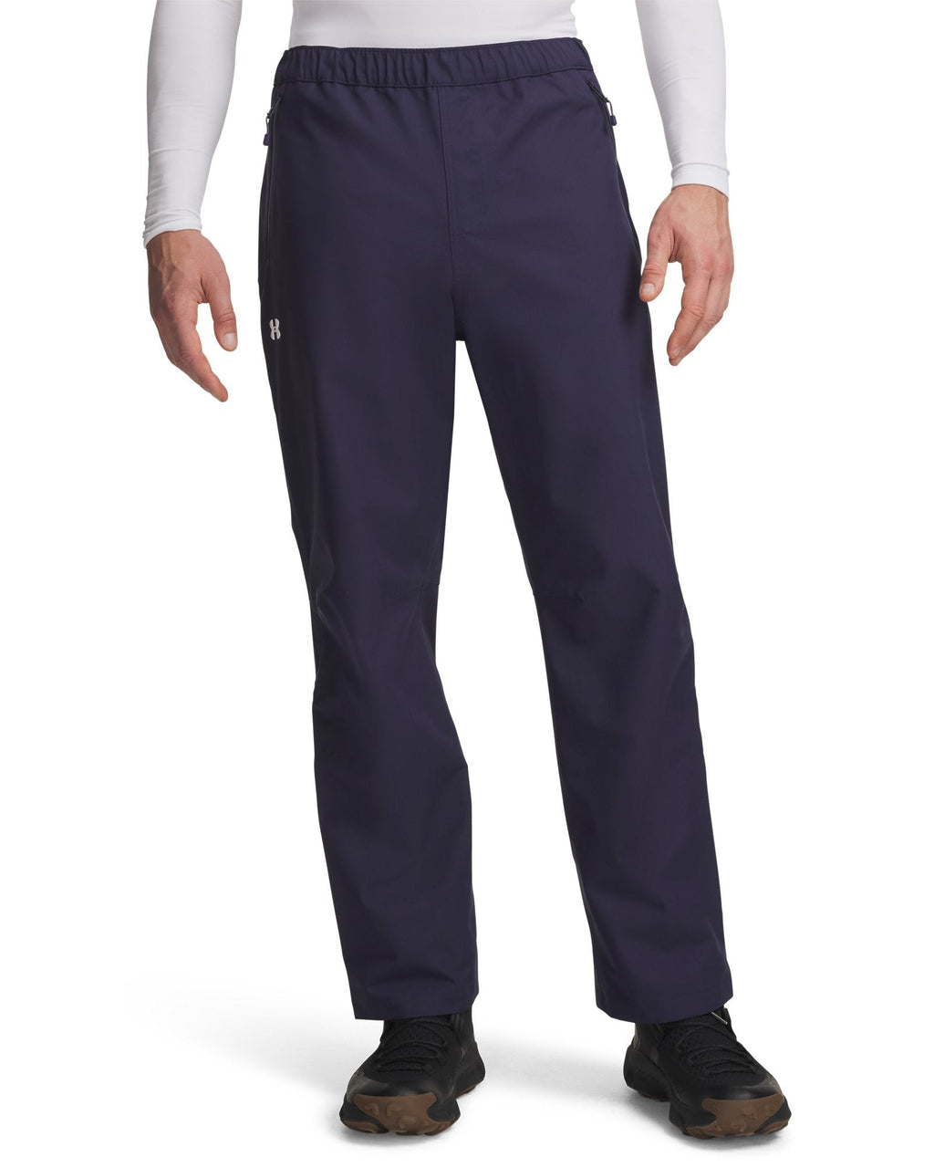 UA Stormproof Lined Men's Rain Pants - Blue