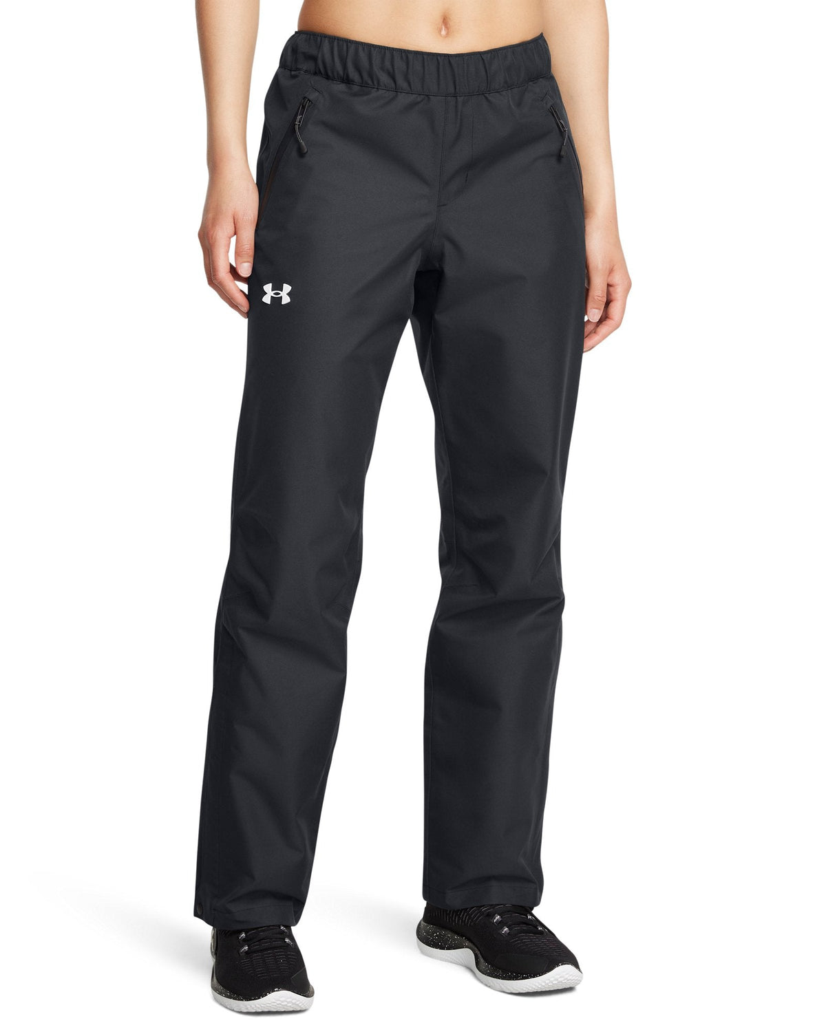 UA Stormproof Lined Women's Rain Pants - Blue