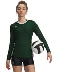 UA Powerhouse 2.0 Women's Volleyball Long Sleeve Jersey - Green