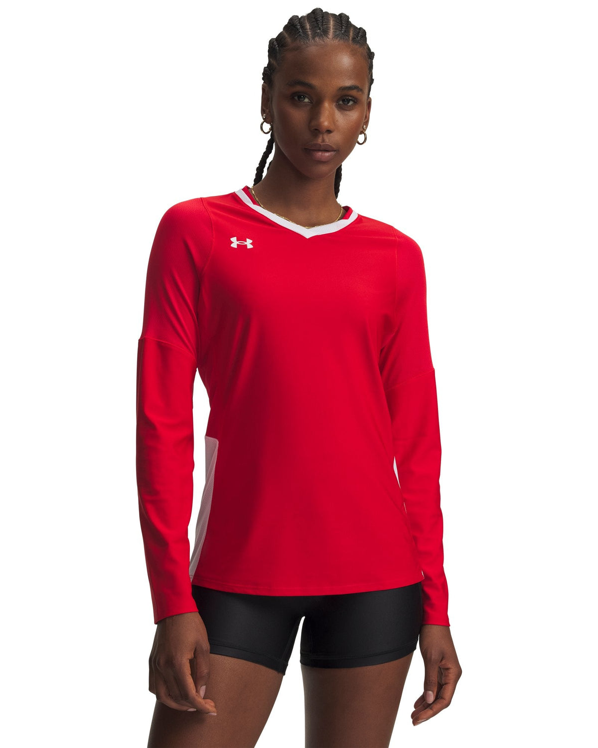 UA Powerhouse 2.0 Women's Volleyball Long Sleeve Jersey - Red