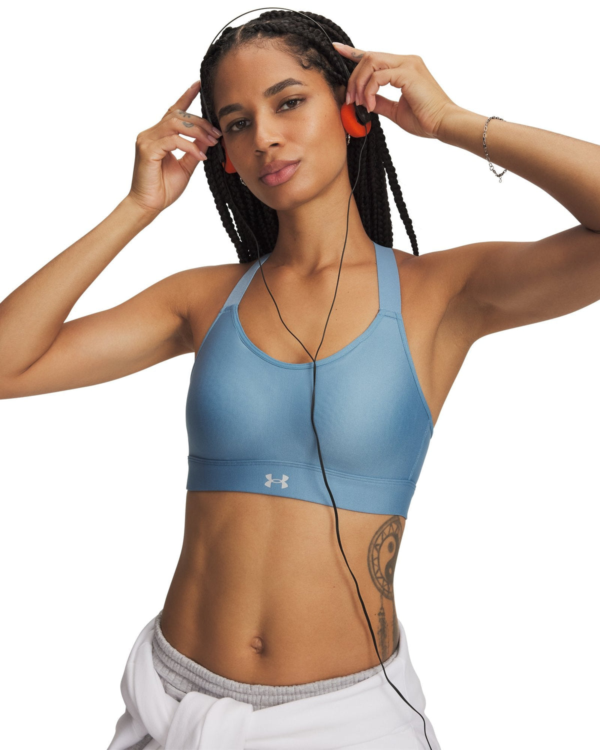UA Continuum High Women's Sports Bra - Blue