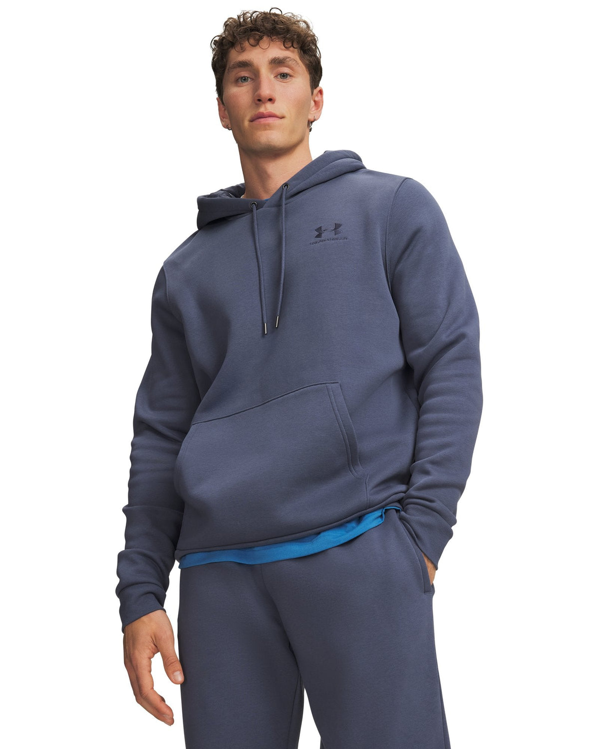 UA Icon Fleece Men's Hoodie - Gray