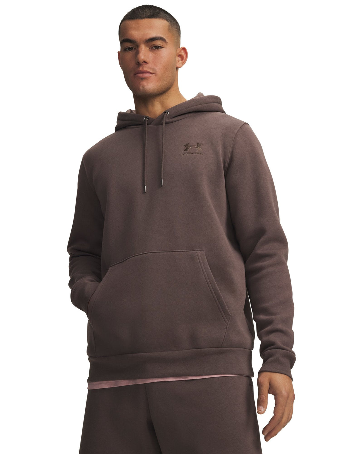 UA Icon Fleece Men's Hoodie - Brown
