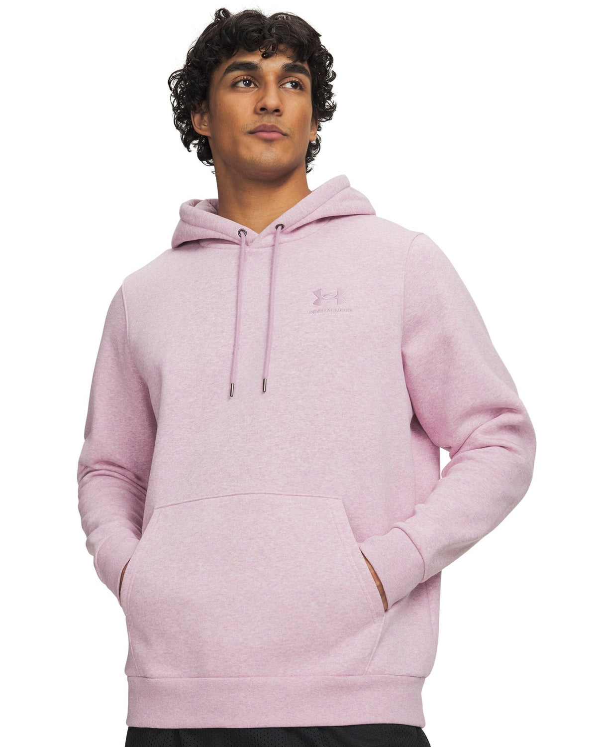 UA Icon Fleece Men's Hoodie - Pink