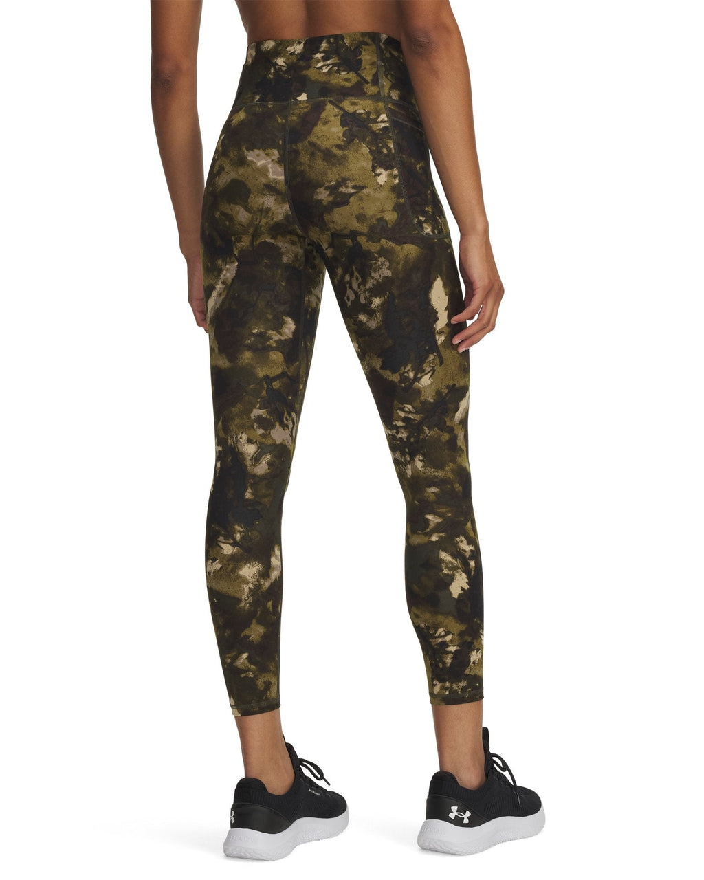 UA Motion Printed Women's Ankle Leggings - White