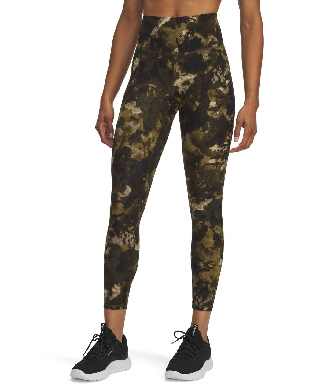 UA Motion Printed Women's Ankle Leggings - White