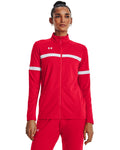 UA Knit Warm Up Team Women's Full-Zip - Red
