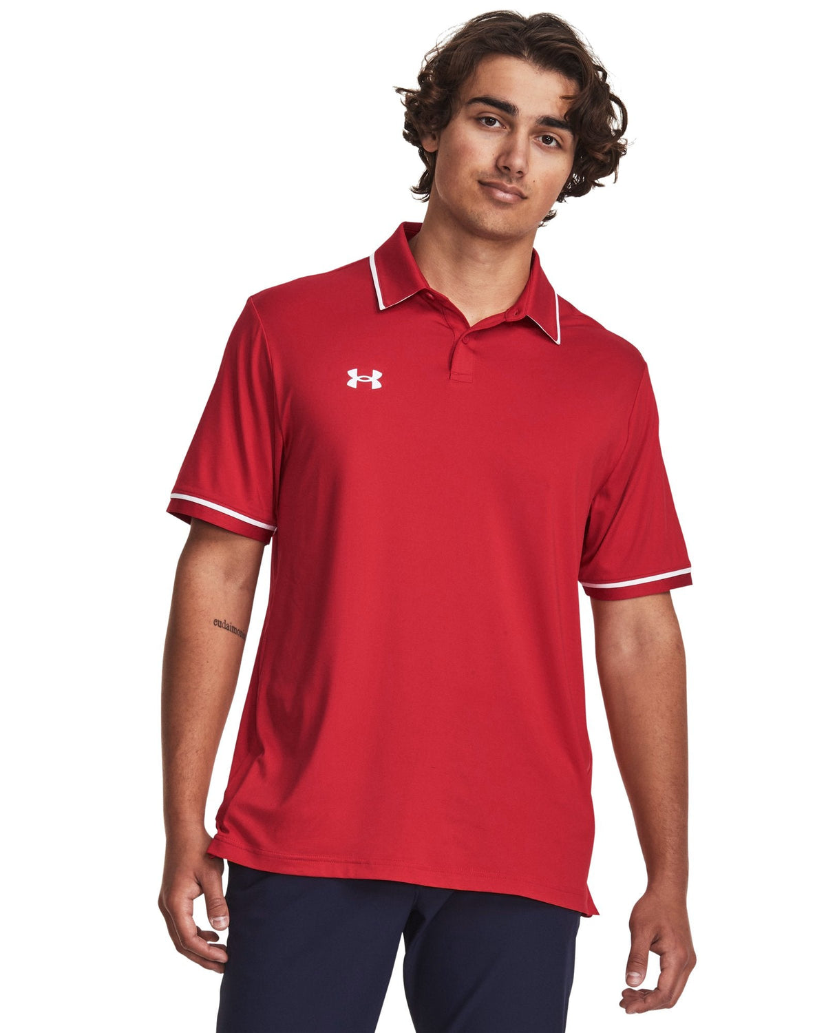 UA Team Tipped Men's Polo - Red