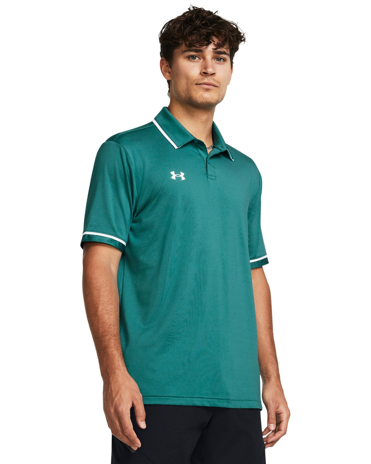UA Team Tipped Men's Polo - Green