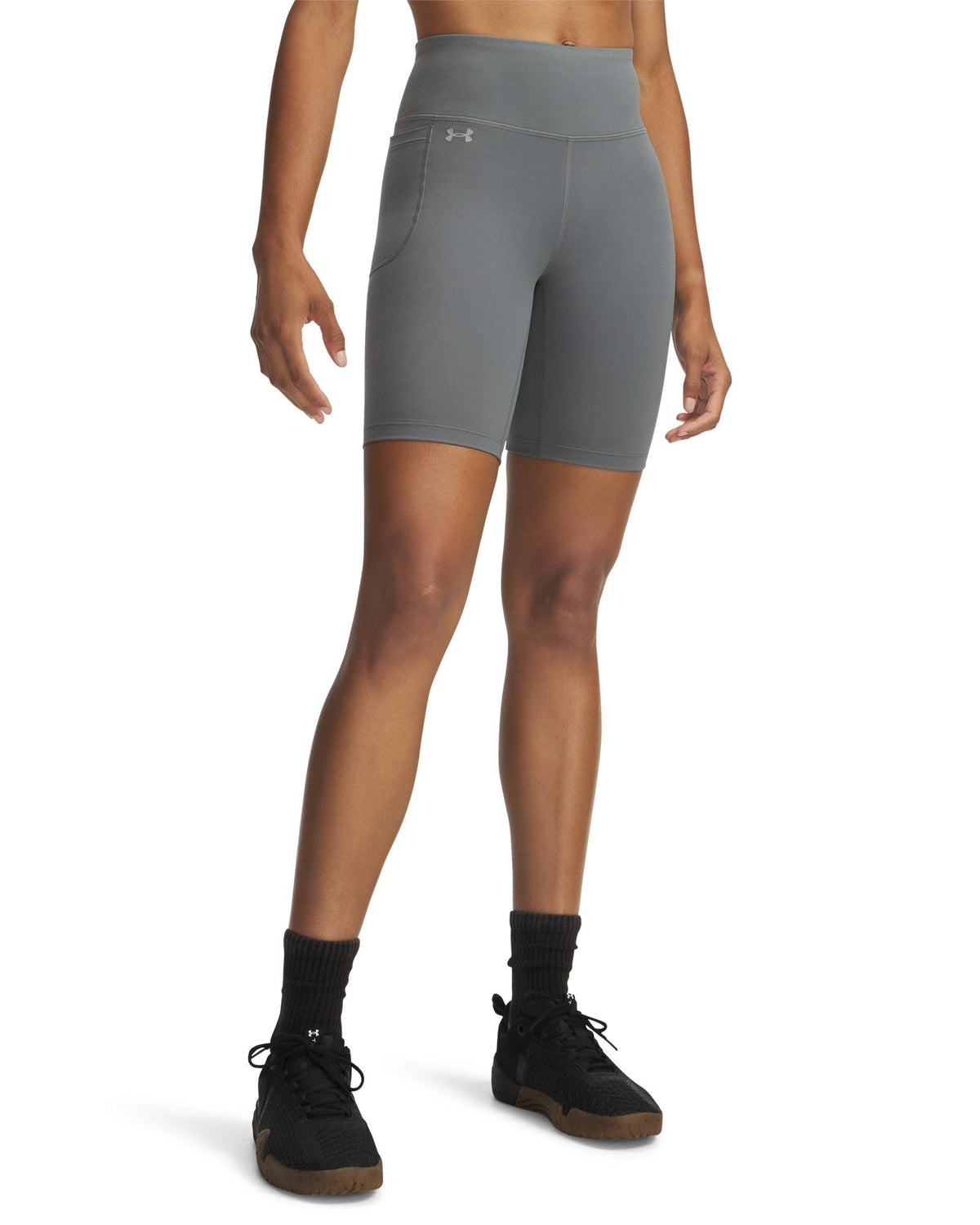 UA Motion Women's 8" Bike Shorts - Green