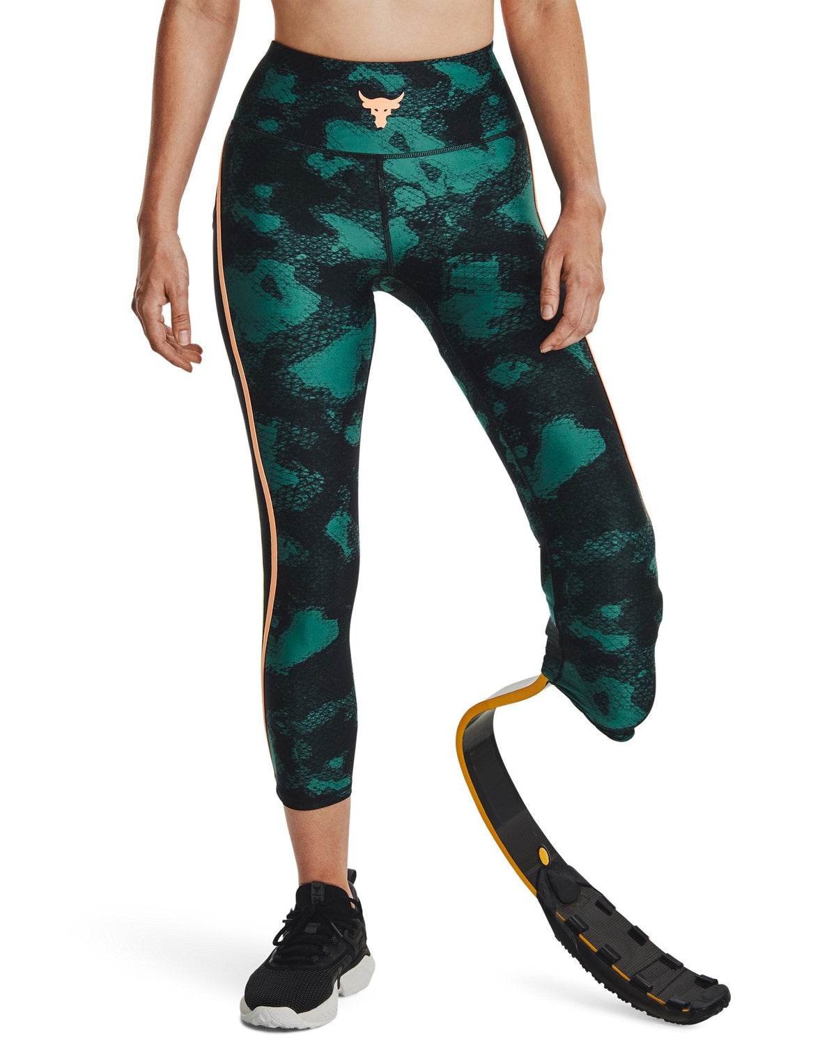 Project Rock HeatGear® Printed Women's Ankle Leggings - Green