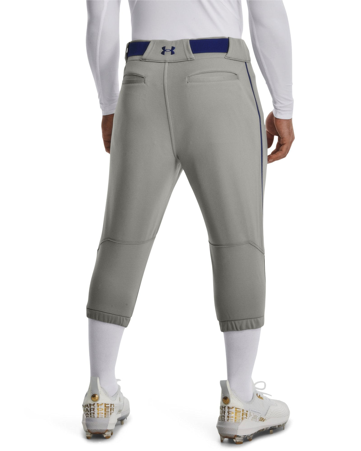 UA Utility Pro Piped Men's Knicker Baseball Pants - Gray