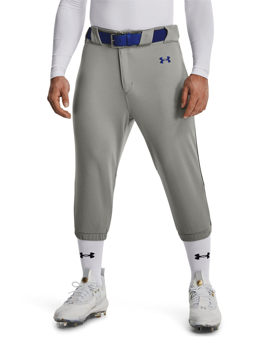 UA Utility Pro Piped Men's Knicker Baseball Pants - Gray
