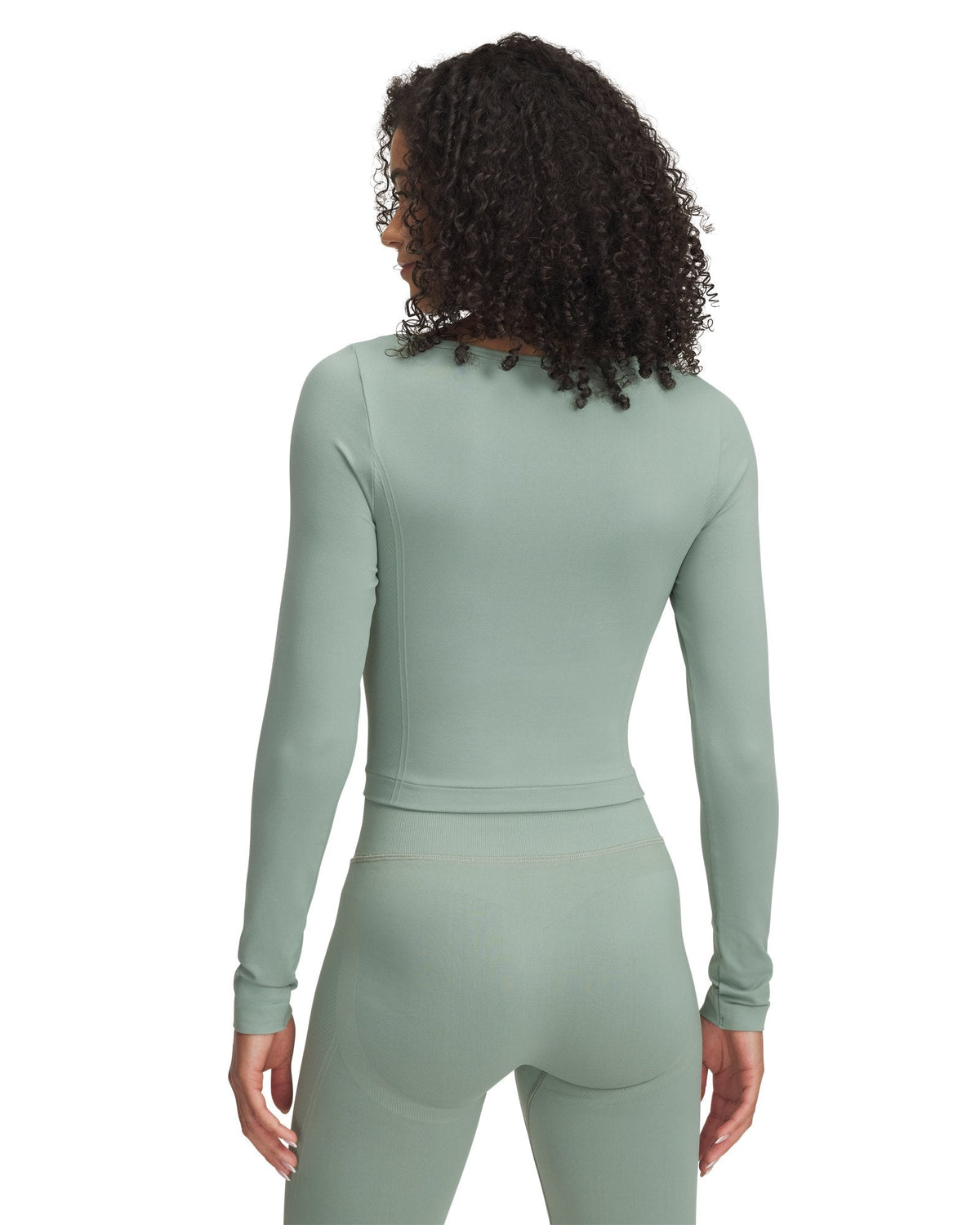 UA Train Seamless Women's Long Sleeve - Green