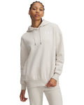 UA Icon Fleece Women's Oversized Hoodie - White