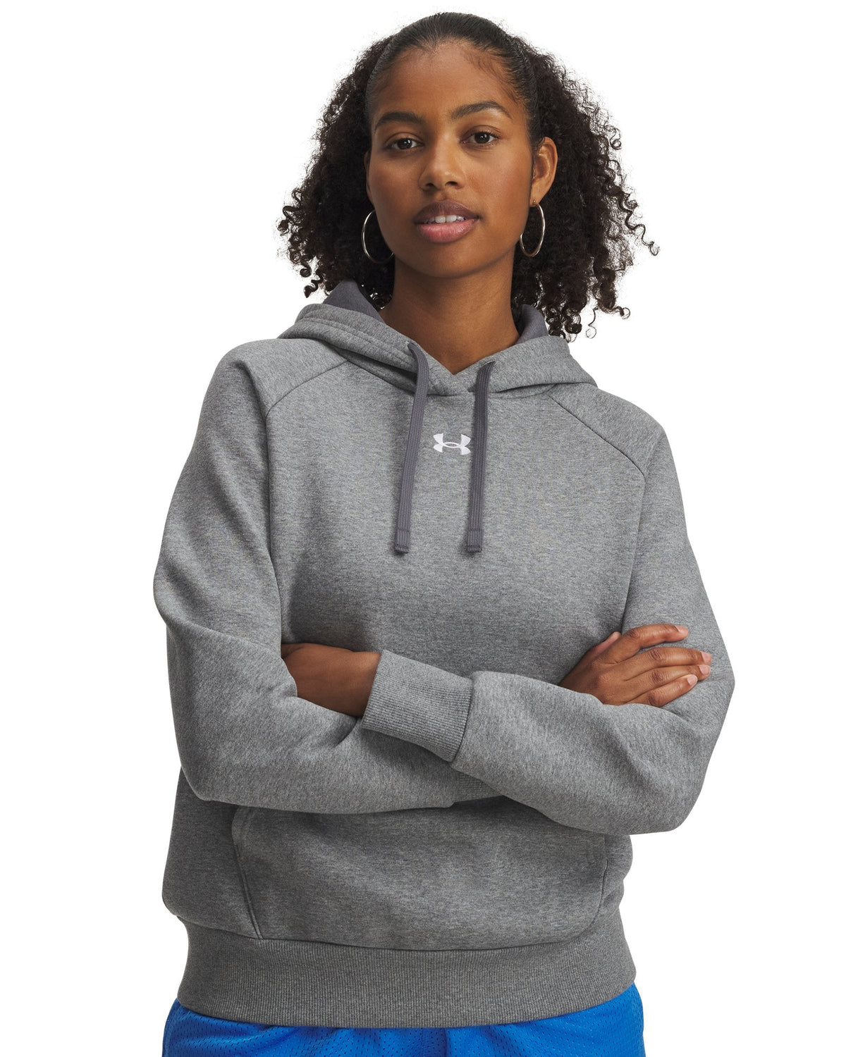 UA Rival Fleece Women's Hoodie - Gray