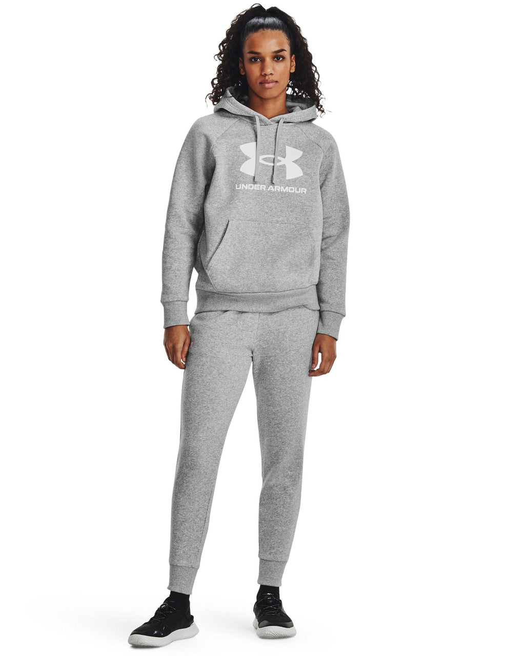 UA Rival Fleece Big Logo Women's Hoodie - Gray