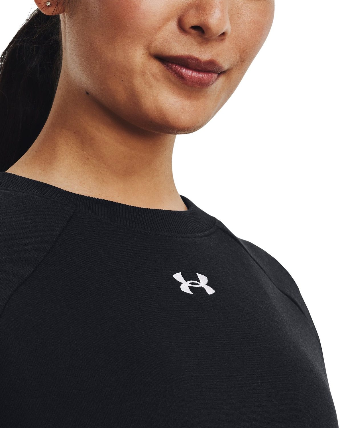 UA Rival Fleece Women's Crew - Black
