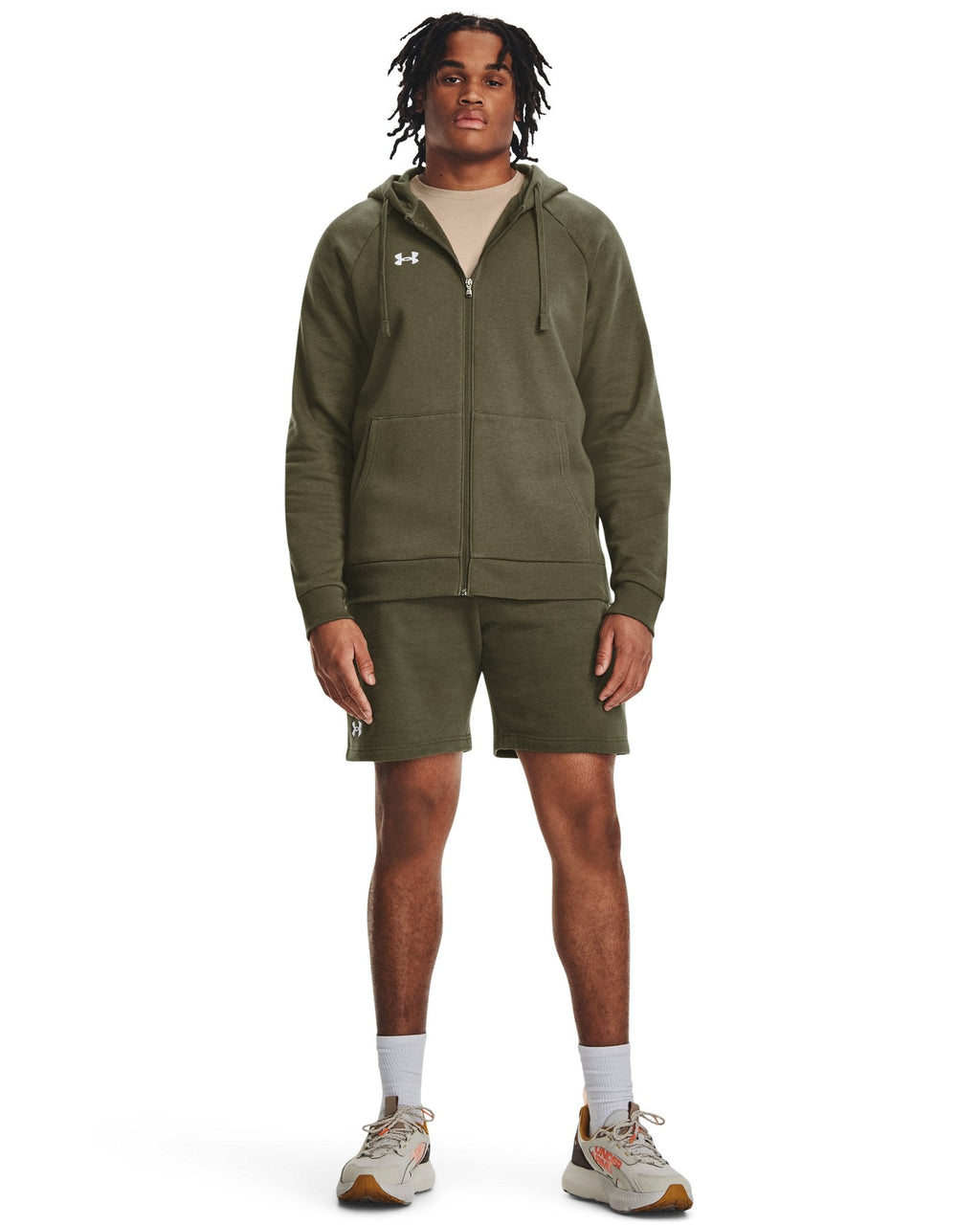 UA Rival Fleece Men's Full-Zip Hoodie - Blue