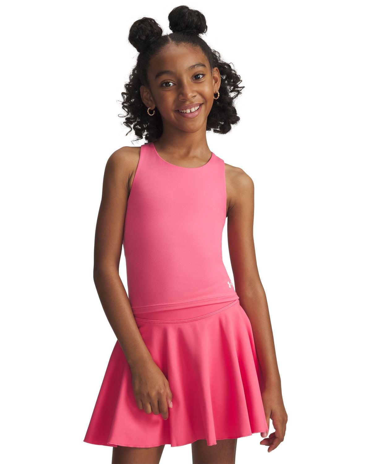 UA Motion Girls' Crop Tank - Pink