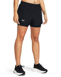 UA Fly-By Women's 2-in-1 Shorts - Black