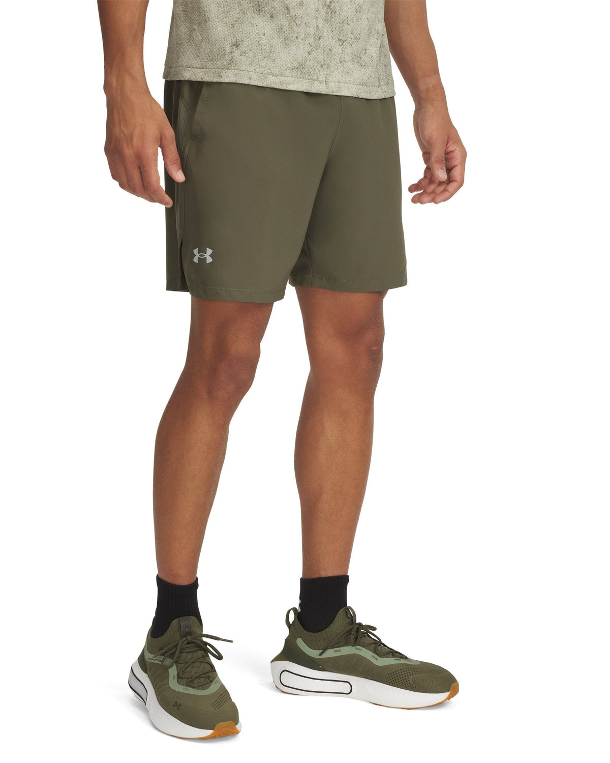 UA Launch Men's 7" Shorts - Green