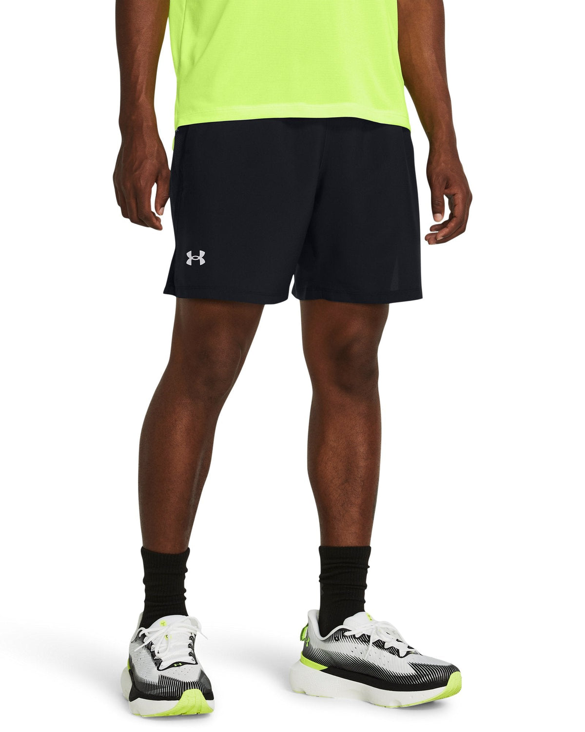 UA Launch Unlined Men's 7" Shorts - Gray