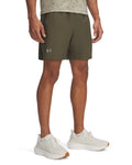 UA Launch Unlined Men's 7" Shorts - Green