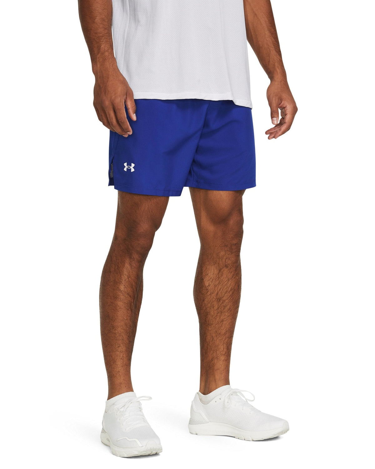UA Launch Unlined Men's 7" Shorts - Blue